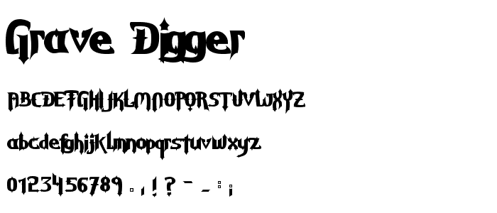 Grave Digger font